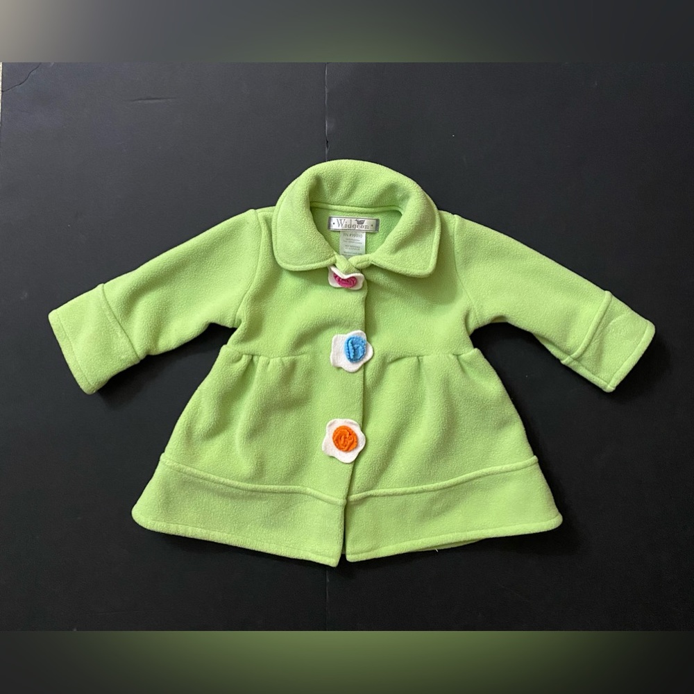 Widgeon baby girl fleece fancy fashion jacket coat size 18 Months